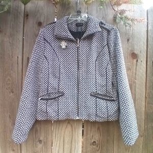 Stylish Black and White Women's Jacket